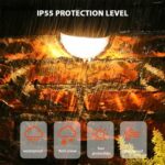 2 PCS Solar Semicircle Walls Light Outdoor Waterproof Sensor Wall Lamp - Image 9