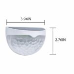 2 PCS Solar Semicircle Walls Light Outdoor Waterproof Sensor Wall Lamp - Image 14