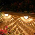 2 PCS Solar Semicircle Walls Light Outdoor Waterproof Sensor Wall Lamp - Image 5