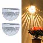 2 PCS Solar Semicircle Walls Light Outdoor Waterproof Sensor Wall Lamp - Image 2