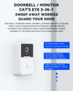 Wireless Security WiFi Smart Doorbell Intercom Video Camera Bell Chime - Image 16
