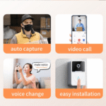 Wireless Security WiFi Smart Doorbell Intercom Video Camera Bell Chime - Image 4