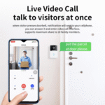 Wireless Security WiFi Smart Doorbell Intercom Video Camera Bell Chime - Image 2