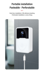 Wireless Security WiFi Smart Doorbell Intercom Video Camera Bell Chime - Image 10