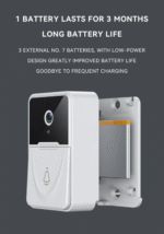 Wireless Security WiFi Smart Doorbell Intercom Video Camera Bell Chime - Image 20