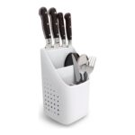 Cutlery Drainer Quttin White Plastic (23 x 13,5 x 12,5 cm) - Image 4
