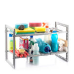 Extendable Under-Sink Shelf Unit Shibblek  2 Shelves - Image 4