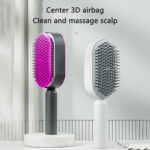 Self Cleaning Hair Brush For Women One-key Cleaning Hair Loss Airbag - Image 4