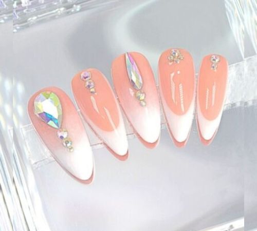 “Glammy French” Press On Nails Set