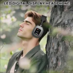 New AKZ MAX600 Wireless Ear Hanging Bluetooth Earphones RGB Digital - Image 4