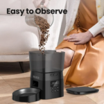 ROJECO Automatic Pet Feeder Button Version Auto Cat Food Dispenser - Image 5