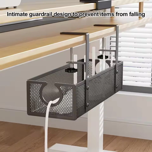 Wire Management Desk Wire Rack Slot Box No Drilling Circuit Wiring