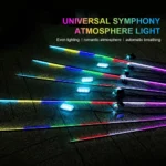 18/22 in 1 LED Car Ambient Light 213 64 Color APP Control Interior - Image 2