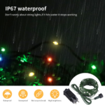 50M 100M Outdoor Upgraded Durable LED Leather String Fairy Lights 8 - Image 4