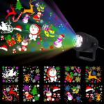 Christmas LED Projector Light USB-Powered RGB Holiday Party Ambient - Image 4