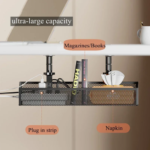 Wire Management Desk Wire Rack Slot Box No Drilling Circuit Wiring - Image 3
