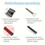Heated Lash Curler USB Rechargeable Electric Eyelash Curler Wand - Image 2