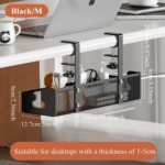 Wire Management Desk Wire Rack Slot Box No Drilling Circuit Wiring - Image 6