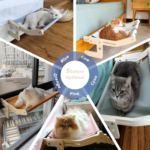 Cat Bedside Hammock & Window Perch, Cat Bed Attachment for Human Bed, - Image 3