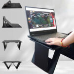 Foldable Laptop Desk Portable Adjustable Mini Laptop Stand Desk For - Image 4