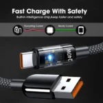 240W QC 3.0 USB to Type C Super Fast Charging Cable For Samsung Xiaomi - Image 3