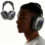 New AKZ MAX600 Wireless Ear Hanging Bluetooth Earphones RGB Digital