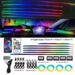 18/22 in 1 LED Car Ambient Light 213 64 Color APP Control Interior