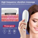 Red Blue Light Electric Massage Comb Scalp Head Massager Photon - Image 2