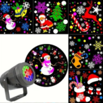 Christmas LED Projector Light USB-Powered RGB Holiday Party Ambient - Image 6