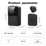 WiFi Doorbell Home Tuya WiFi Wireless Doorbell DC AC Battery Powered - Image 6