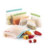Set of Reusable Hermetically-sealed Bags Zags , ziper bags 6 Units - Image 5