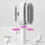 Self Cleaning Hair Brush For Women One-key Cleaning Hair Loss Airbag - Image 5