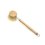Wooden and Sisal Dish Brush with 2 Pieces Replacement Brush Heads - Image 3