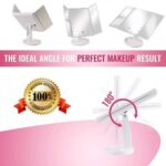 Light up vanity mirror + free makeup brushes - Image 3