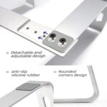 Laptop Stand Computer Stand for Laptop Aluminium Laptop Riser - Image 3