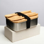 Jim Corbett - Bamboo and Stainless Steel Lunch Box 1200 ml - Image 2